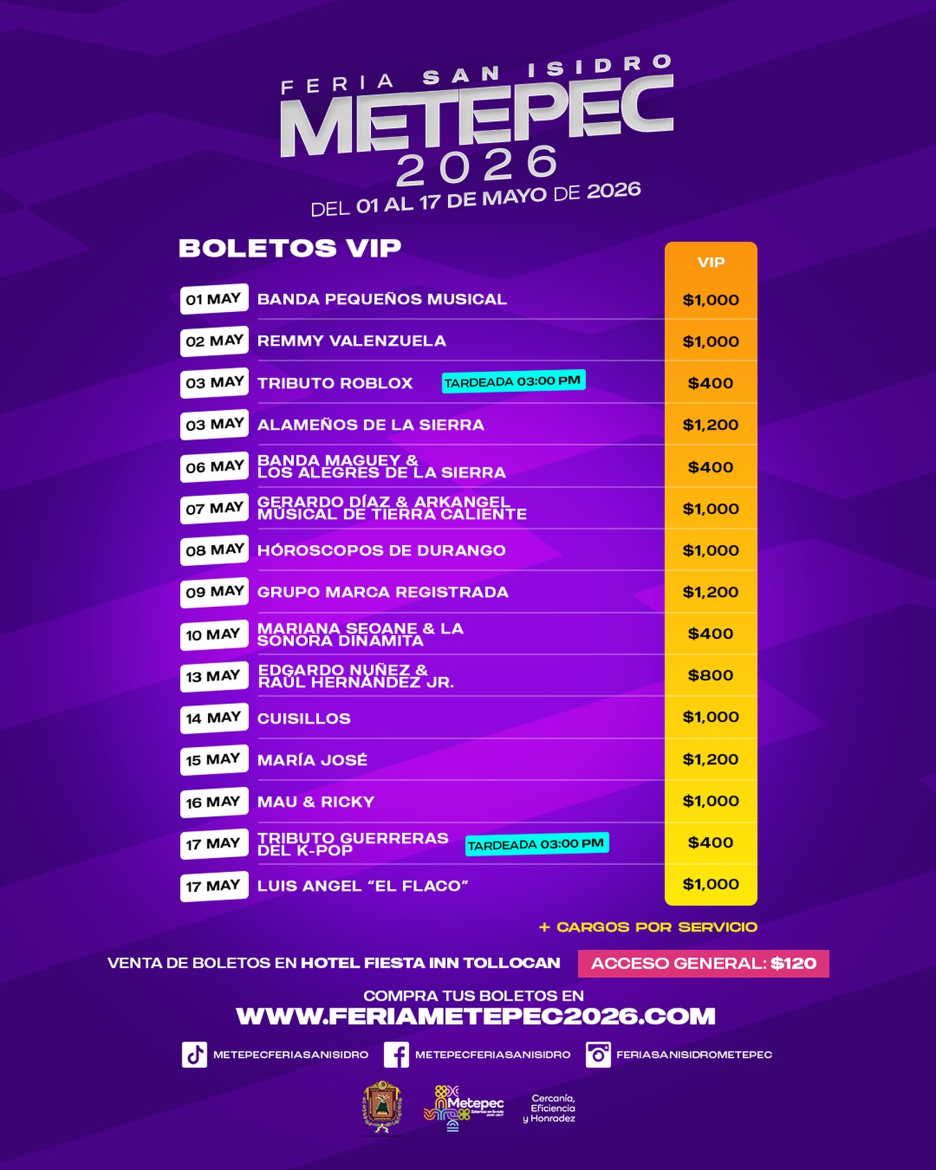 boletos vip