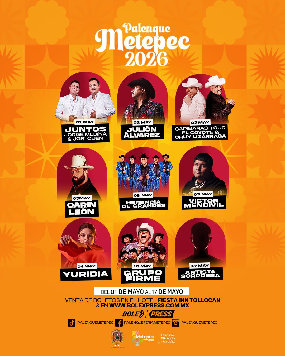 palenque metepec 2026